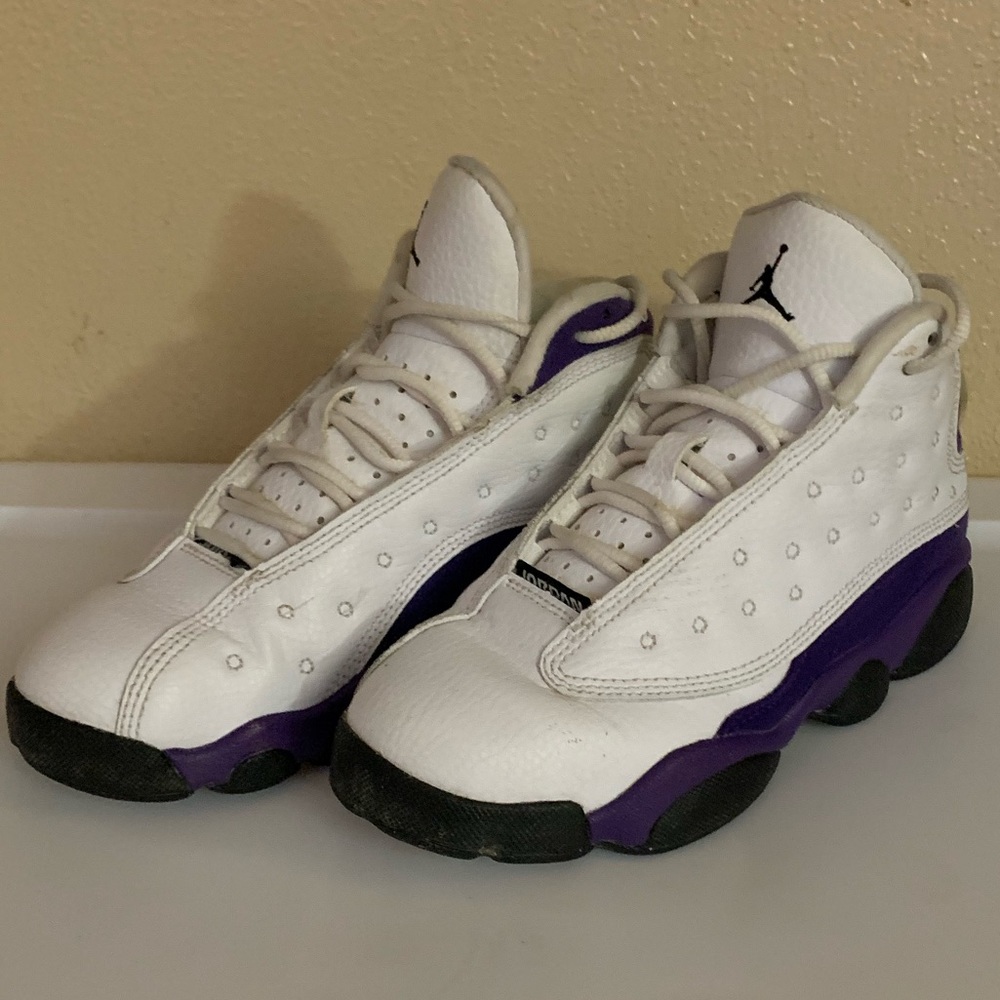 Jordan 13s “Lakers” purple white black S 1y used